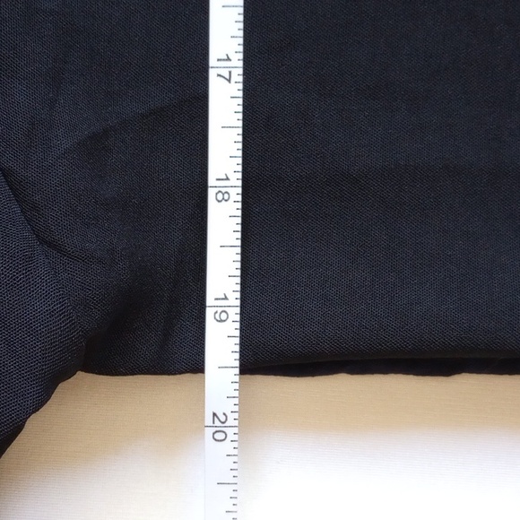 Set of 2 Qegar Long Sleeve Button-Down Blouse Shirt S Black Navy - Picture 5 of 7